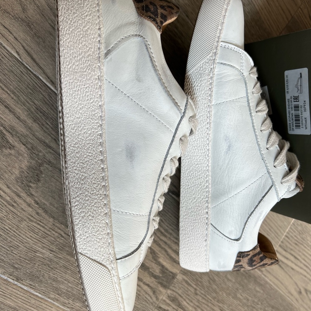 All saints sheer leopard sneaker, distressed - Picture 9 of 14